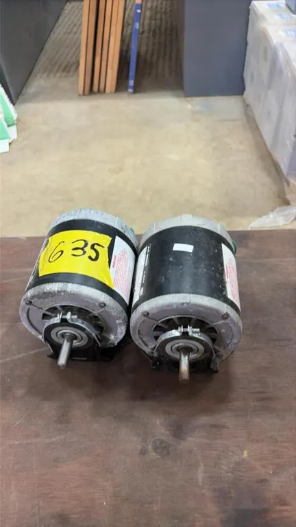 2- electric motors (1/4 hp)