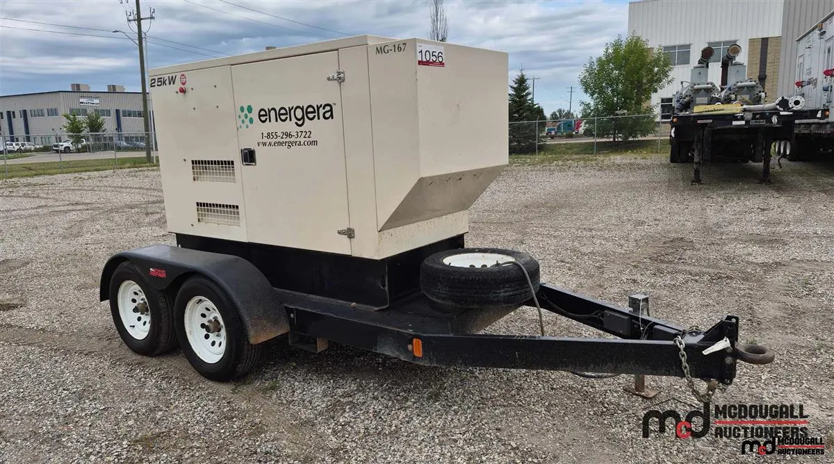 Energera 25 kW Towable Generator
UNRESERVED