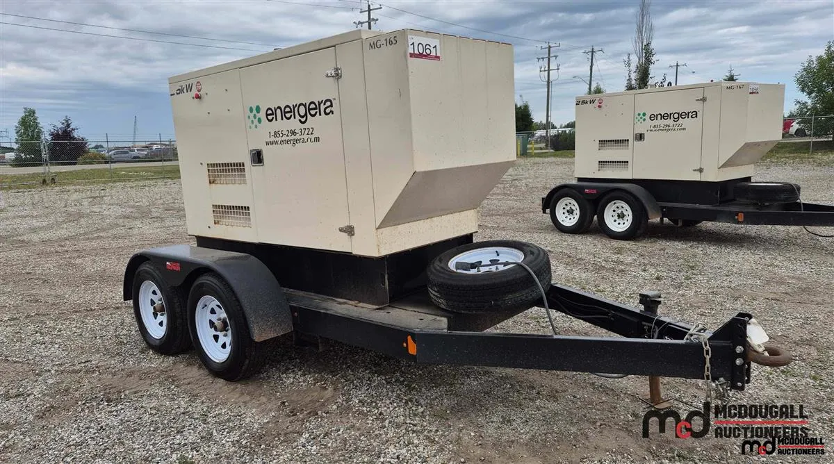 Energera 25 kW Towable Generator
UNRESERVED