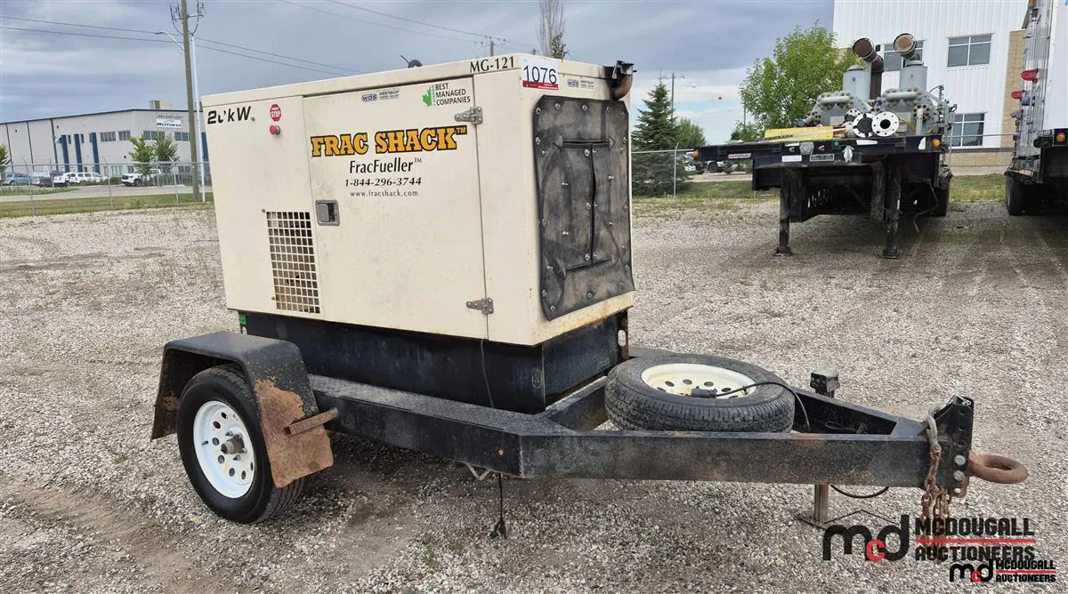Frac Shack 20 kW Trailer-Mounted Generator
UNRESERVED