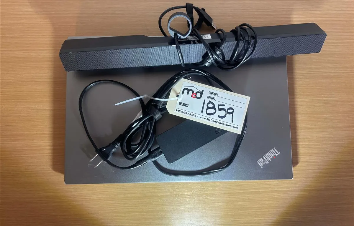 Lenovo ThinkPad E15 Laptop with USB Soundbar
UNRESERVED