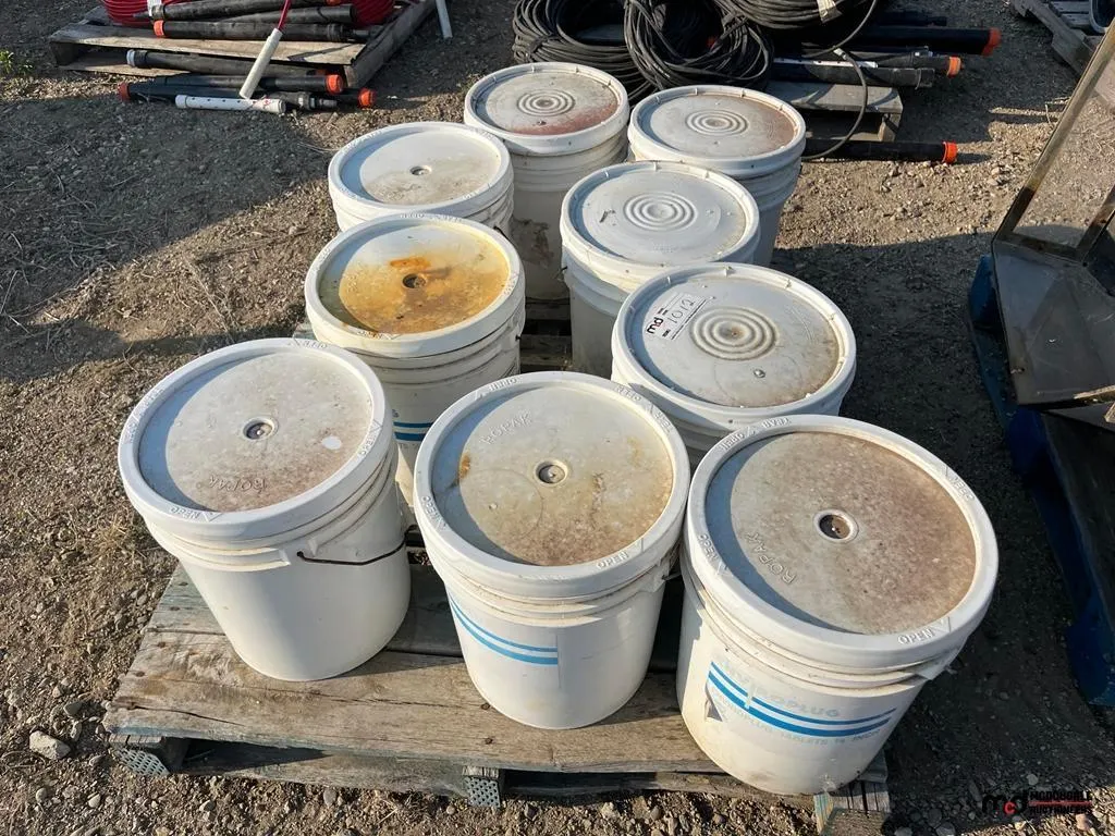 (9) Pails of Enviroplug Tablets
UNRESERVED