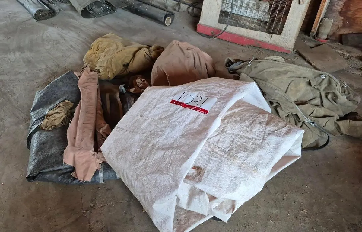 Assorted Canvas Tarps and Covers
UNRESERVED