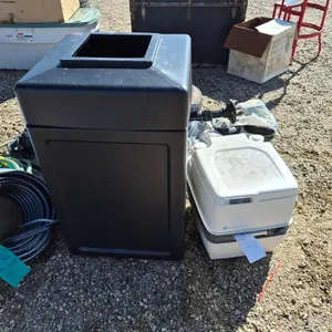 Garbage Can & Portable Porti-Toilet
 UNRESERVED