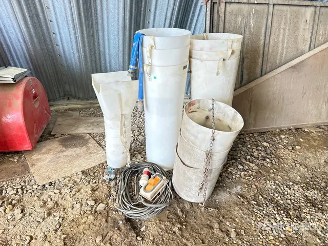 Quantity of (4) Poly Auger Spout