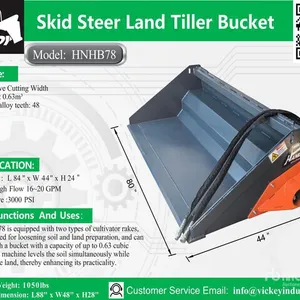 2026 Handy HNHB78 Power Rake Skid Steer Bucket (Unused)