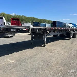 2010 Manac 53A03 53 ft Quad/A Flatbed Trailer