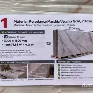 Quantity of Porcelanic Panels (Unused)