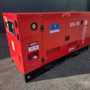 2026 Becker BDG-70S 56KW/70KVA Generator Set (Unused)