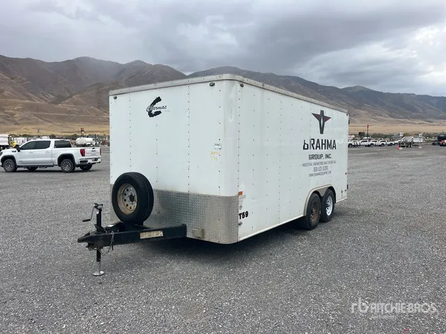 2012 Charmac 16 ft T/A Enclosed Trailer