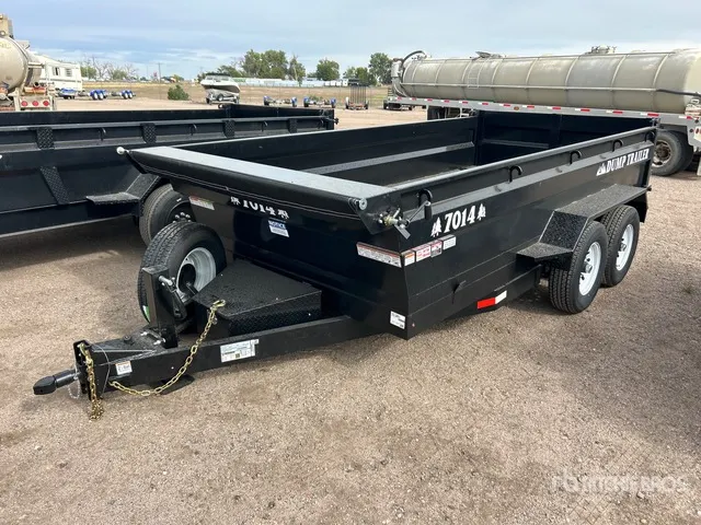 2026 Industrias America 7014 14 ft T/A Dump Utility Trailer