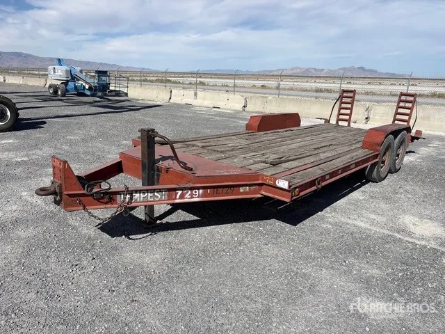 1998 Custom Built 20 ft T/A Equipment Trailer