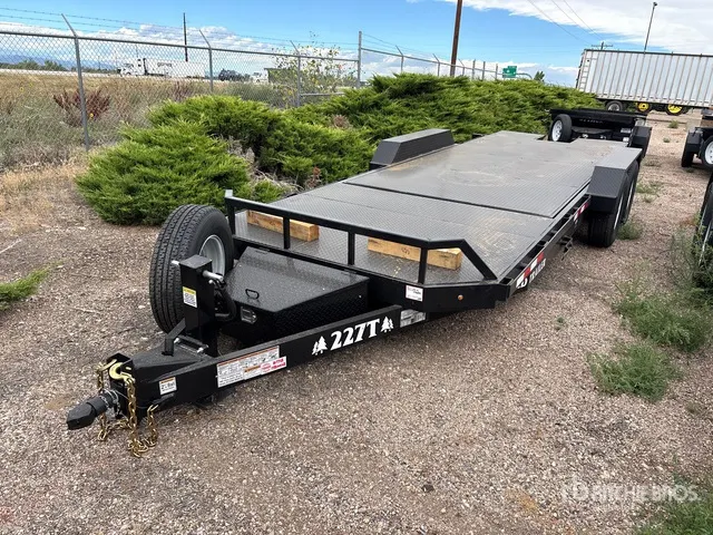 2026 Industrias America 227T 22 ft T/A Tilt Deck Trailer