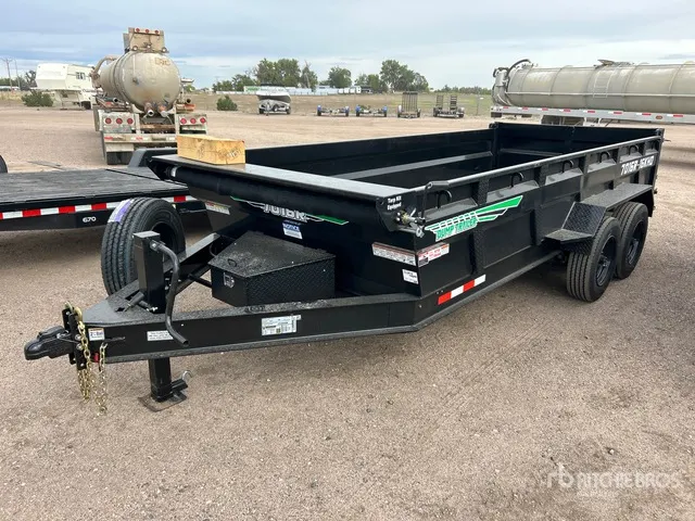 2027 Industrias America 7016R 16 ft T/A Dump Utility Trailer