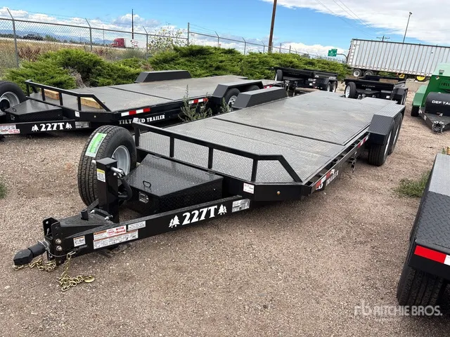 2026 Industrias America 227T 22 ft T/A Tilt Deck Trailer