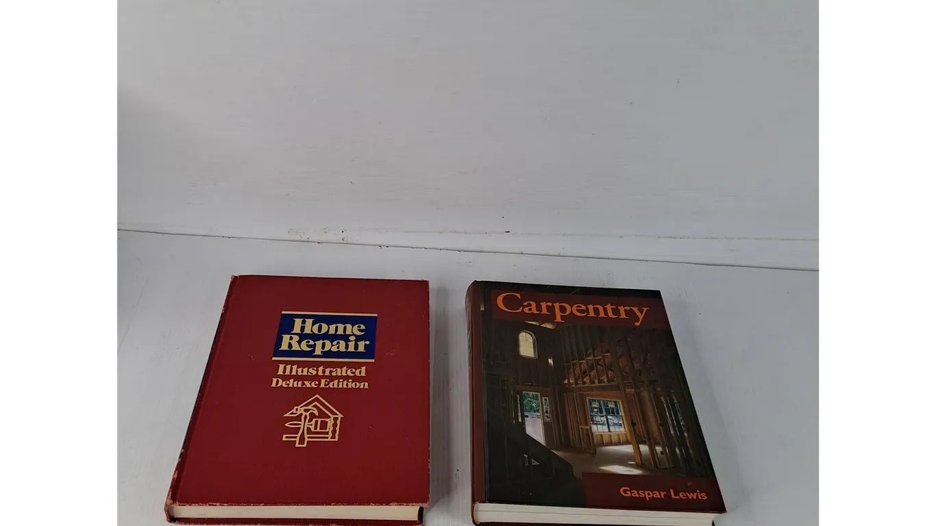 (2) Books; Home Repair, Carpentry