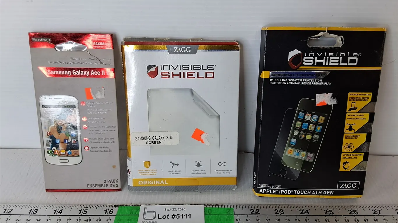 Screen Protectors for Ipod Touch 4th Gen, Galaxy Ace II & S III