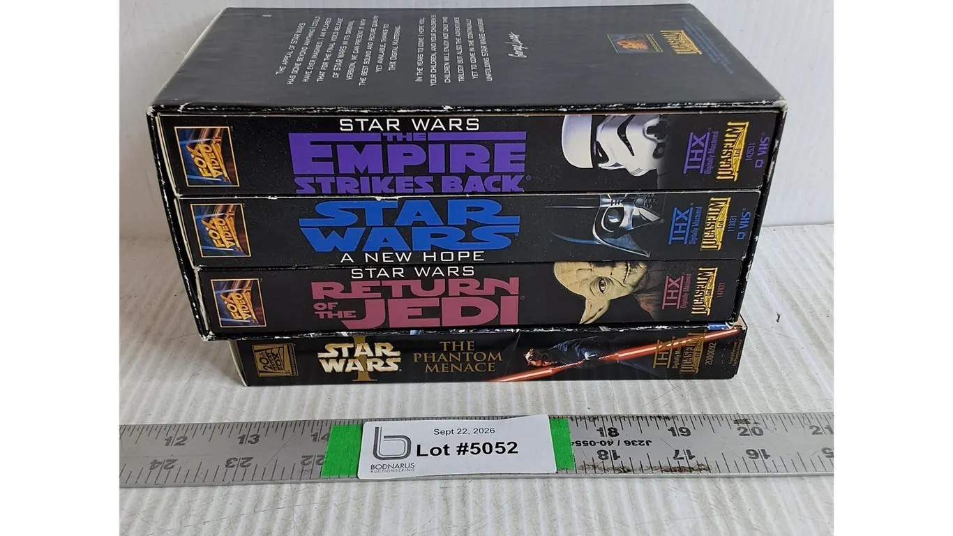 (4) Star Wars VHS Movies