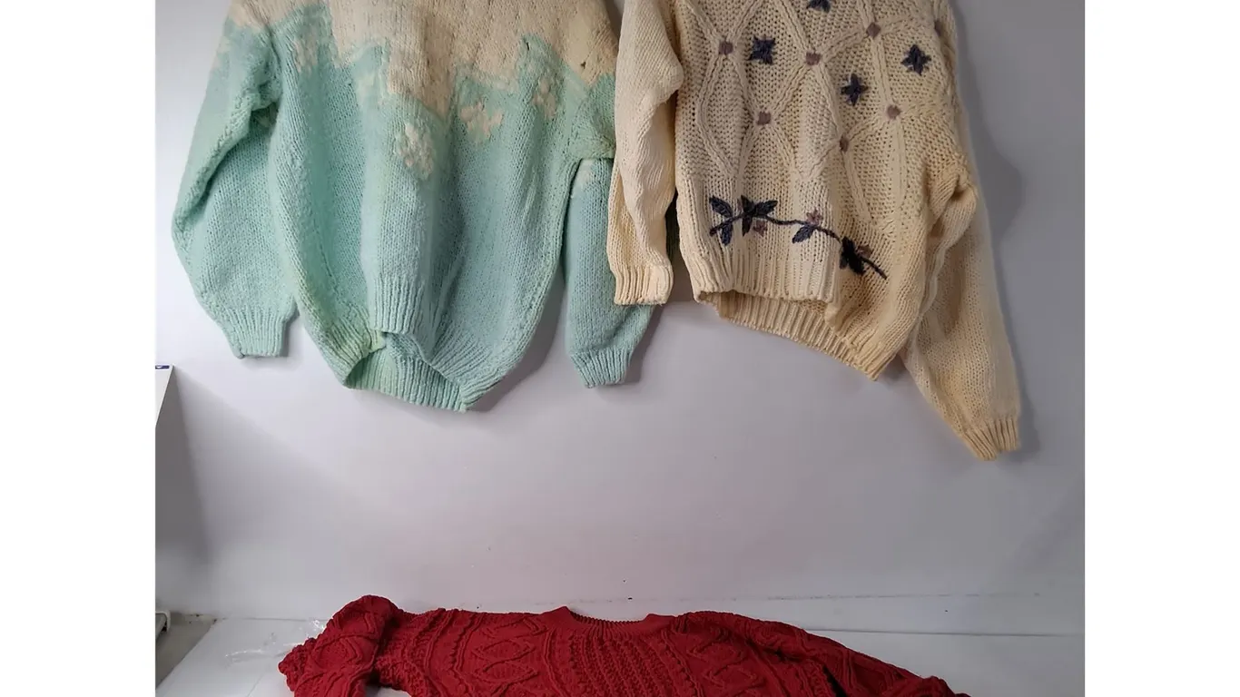 (3) Kids Hand Knitted Sweaters