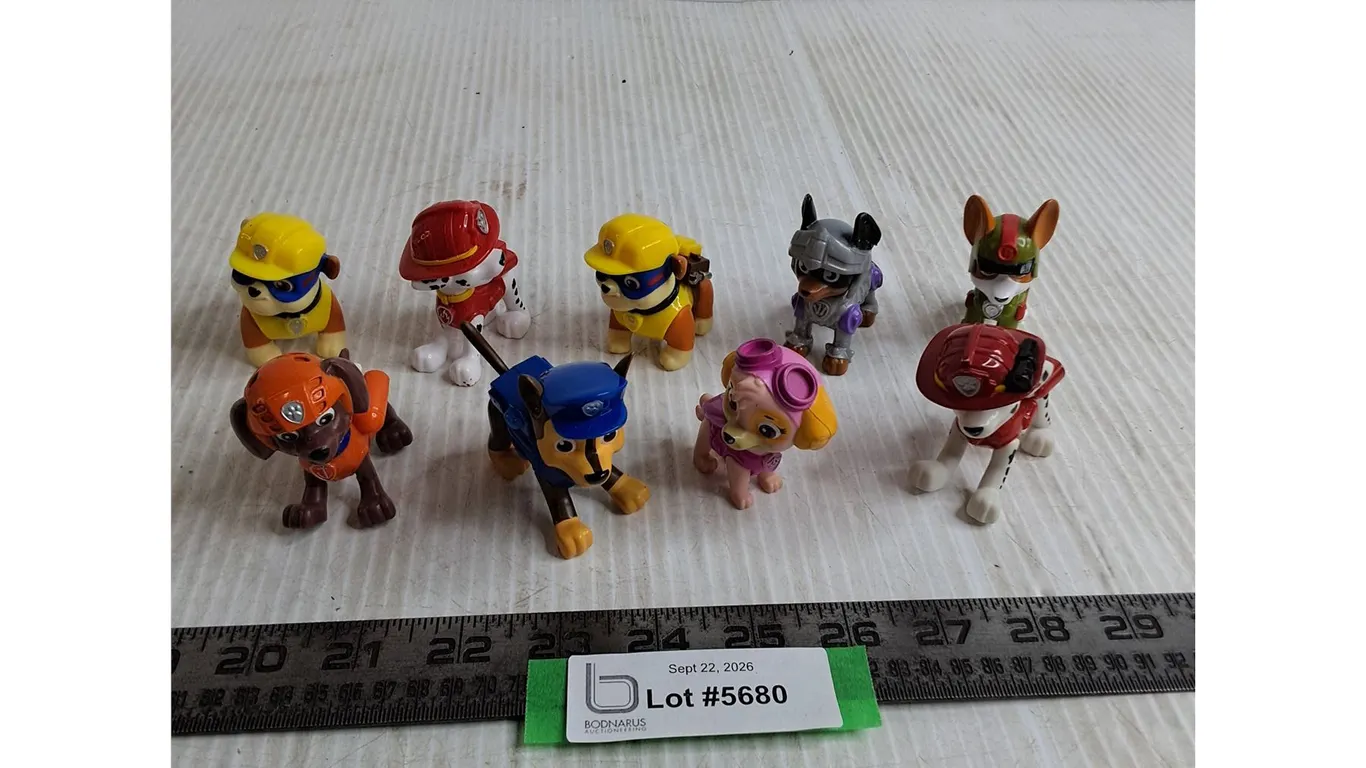 (9) Paw Patrol Toys