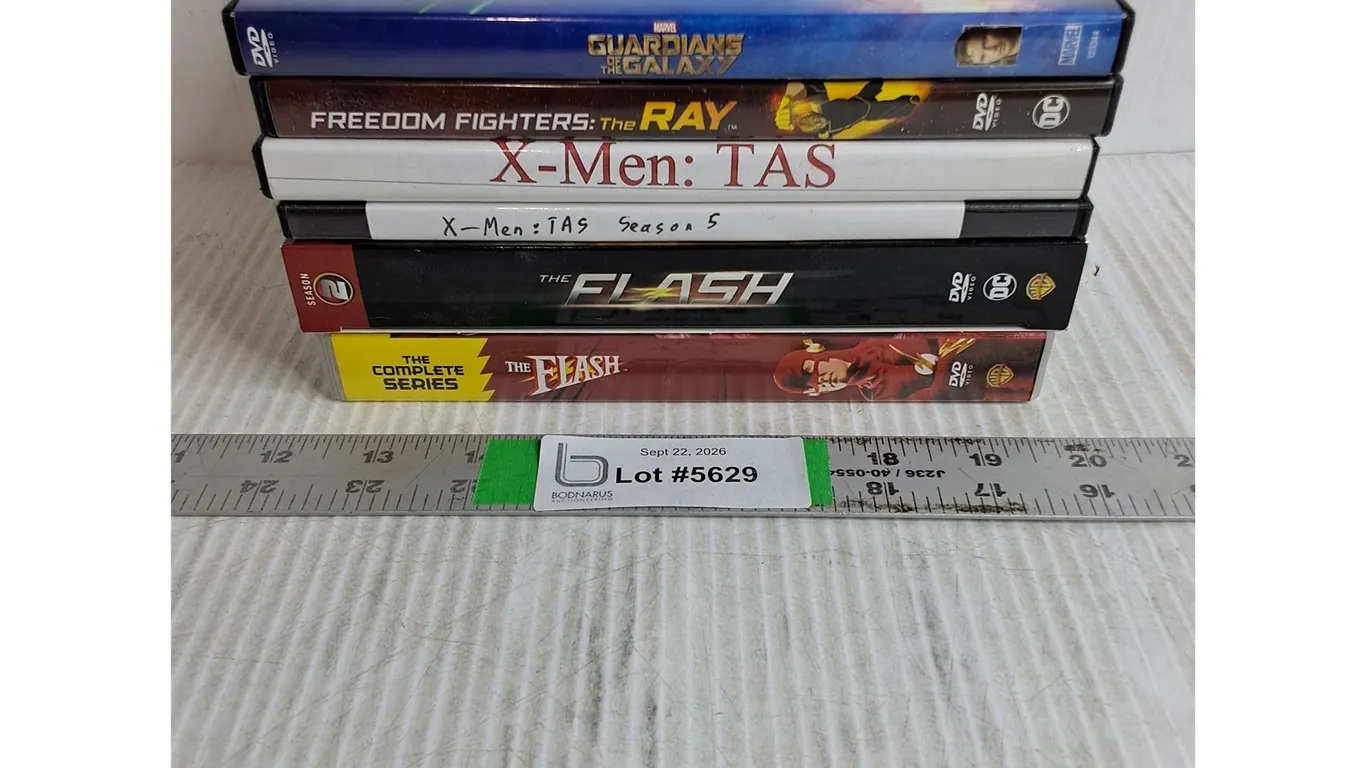 DVD Set of The Flash,X-Men, Guardians of the Galaxy