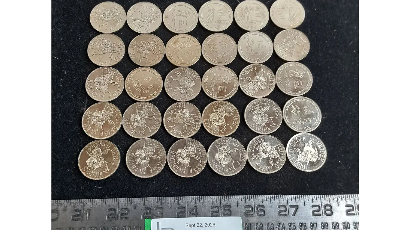 (30) Regina Buffalo Days 50 Cent Coin Tokens - Expired