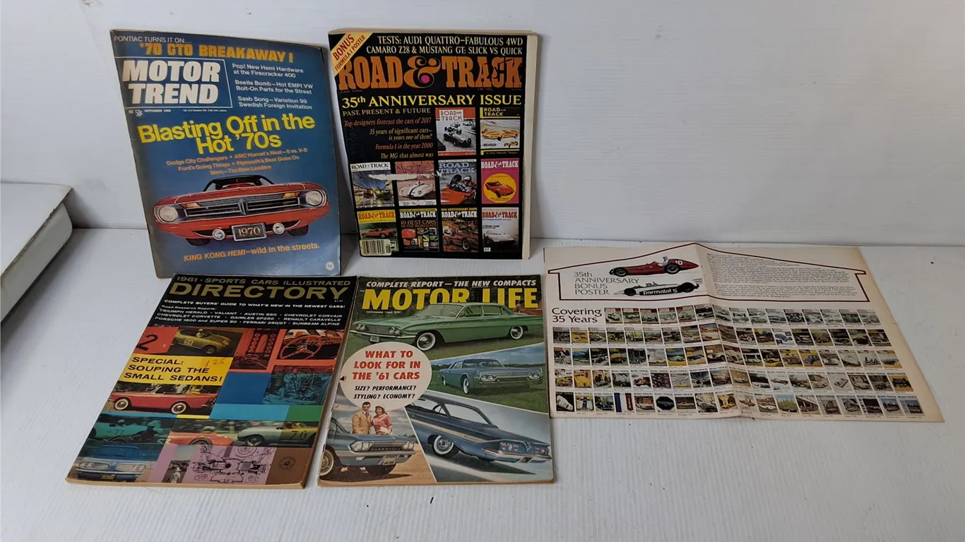 Mostly Vintage Car Magazines/Directory