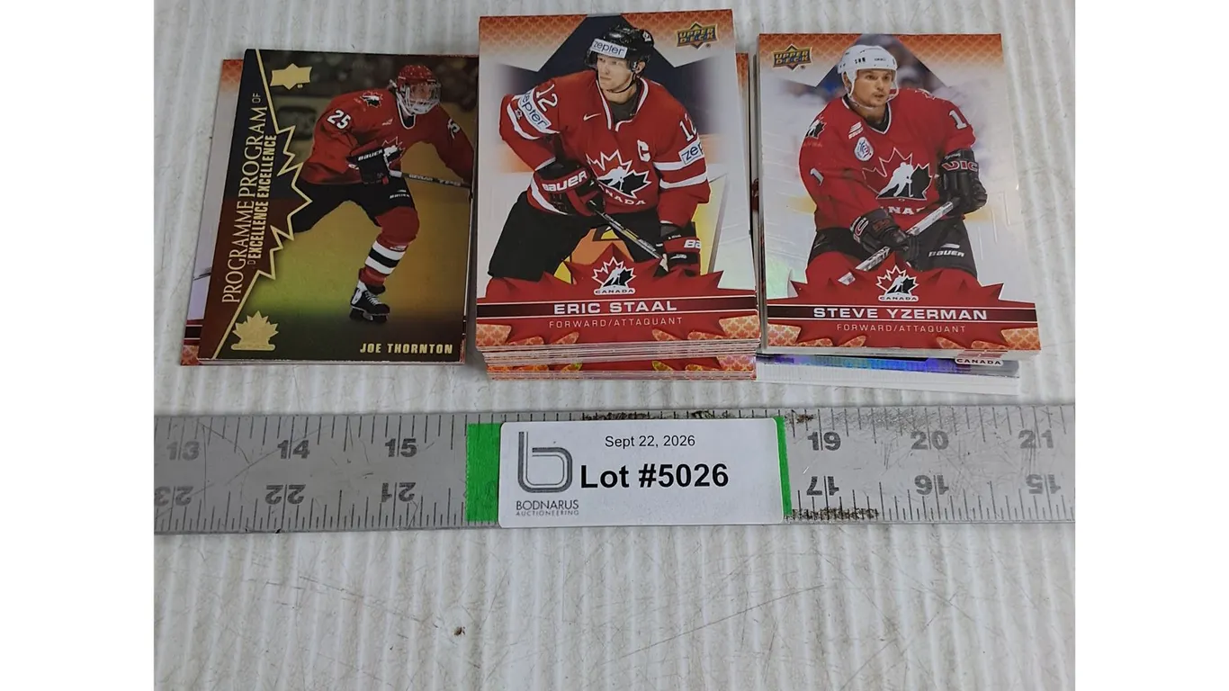 Lot of Assorted Hockey Cards-Team Canada