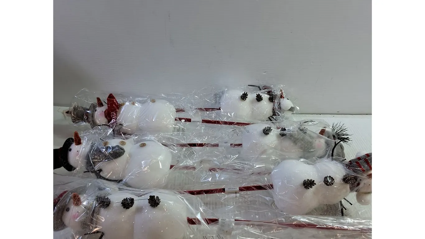 (6) Decorative Snowmen