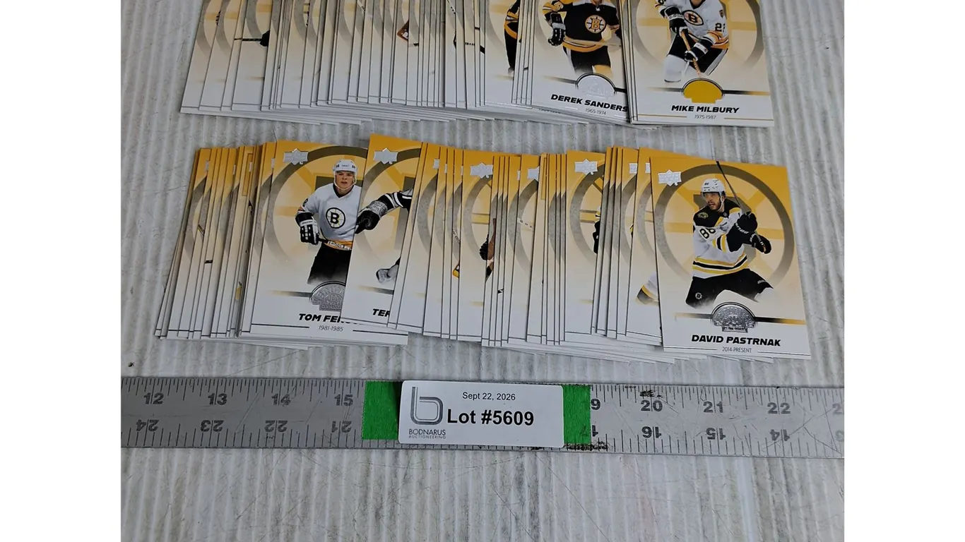Lot of 2023-24 Upper Deck Boston Bruins Centennial Cards-not all are pictured