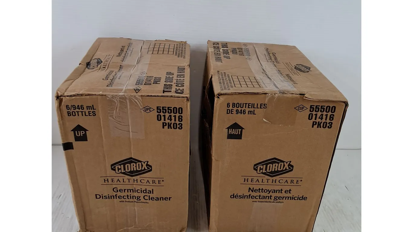 (2) Boxes of 6 946mL Bottles of Clorox Healthcare Germicidal Disinfecting Cleaner As-Is, Pickup Only