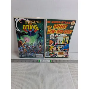 Vintage DC Comic Book-Superboy Legion of Super-Heroes-(2)Convergence The New Teen Titans