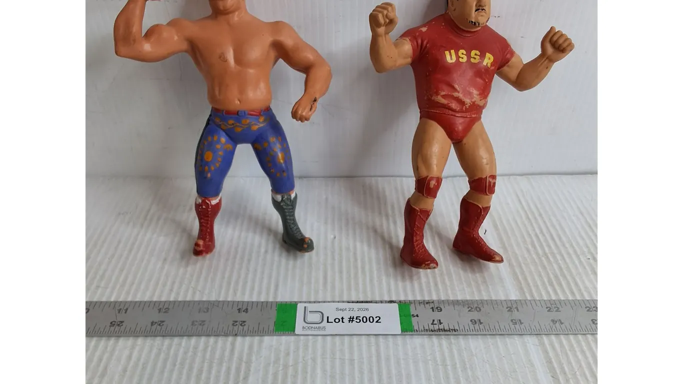 Titan Sports 1984 WWF Figures-Nikolai Volkoff and Iron Sheik