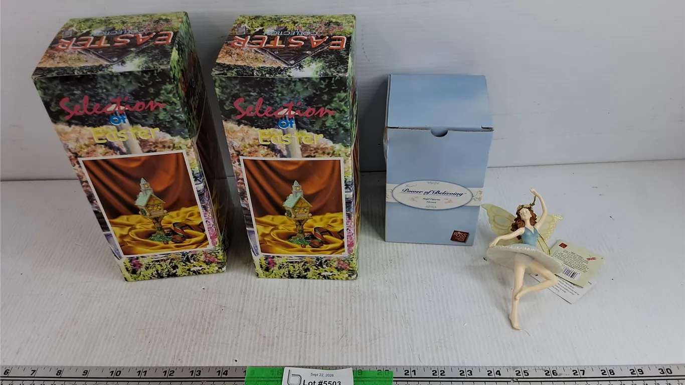 Selection Of Easter Ornaments - New, Angel Figure