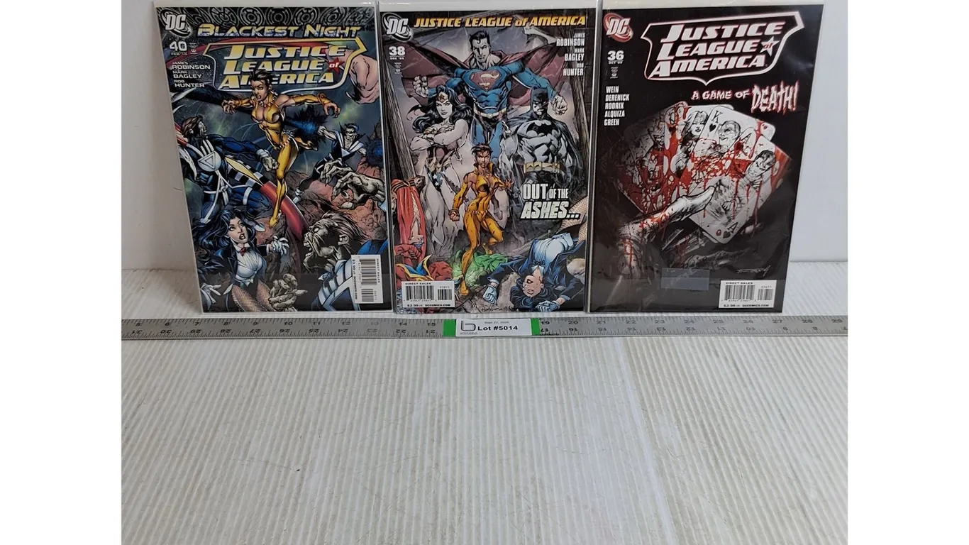 (6) DC Justice League America Comic Books#35-40