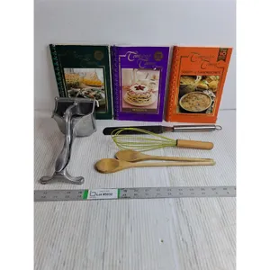 Vintage Wear-Ever Juicer,Utensils,(3) Company's Coming Cookbooks