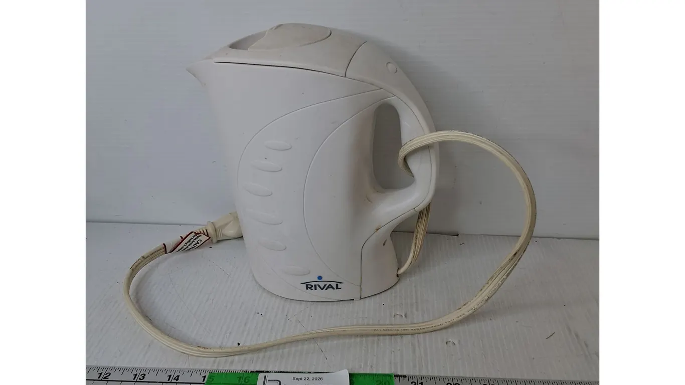 Rival Electric Kettle- Powers On, As Is