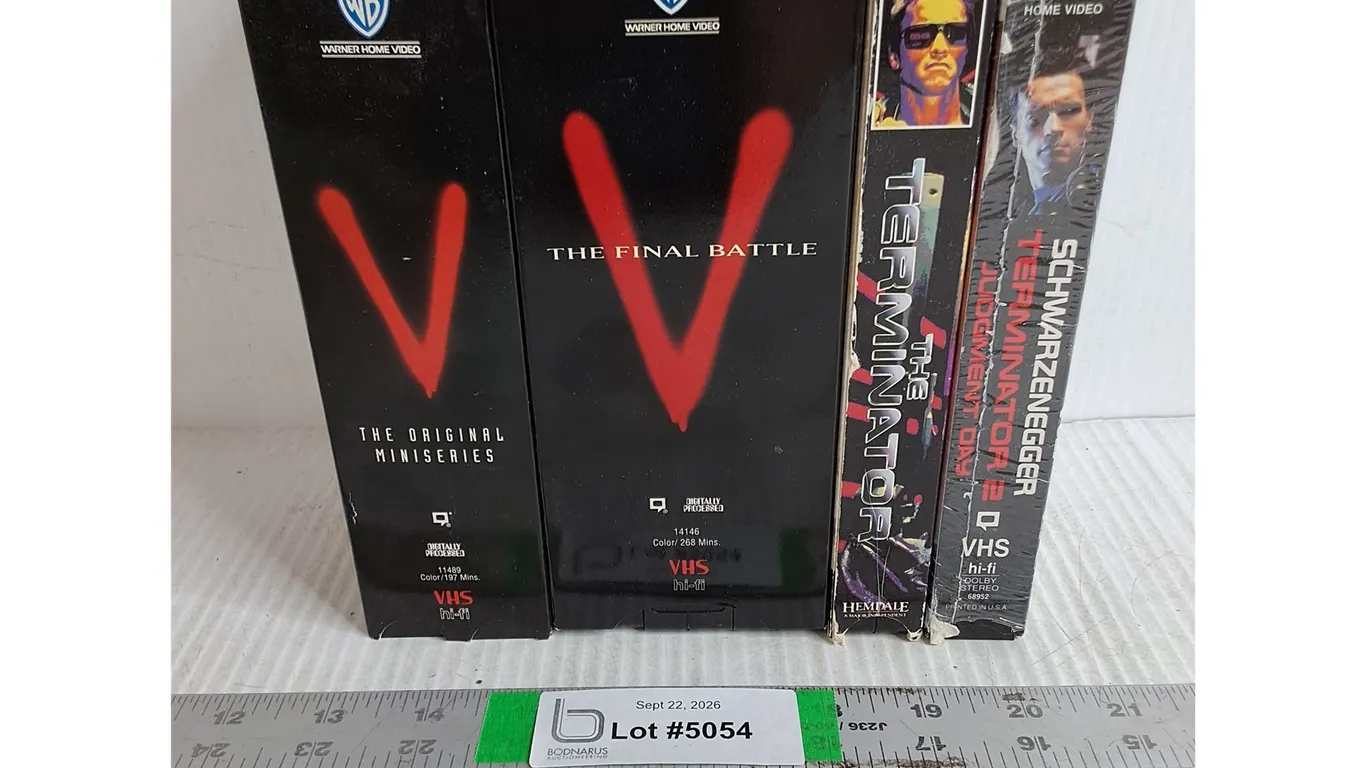 The Terminator and "V" Series in VHS
