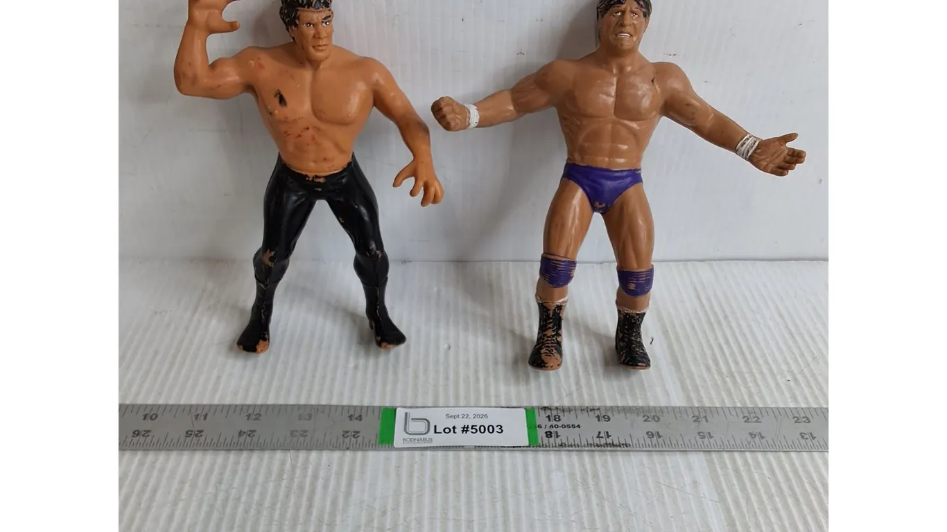 Titan Sports 1986 WWF Action Figures of Tito Santana and Ricky "The Dragon" Steamboat