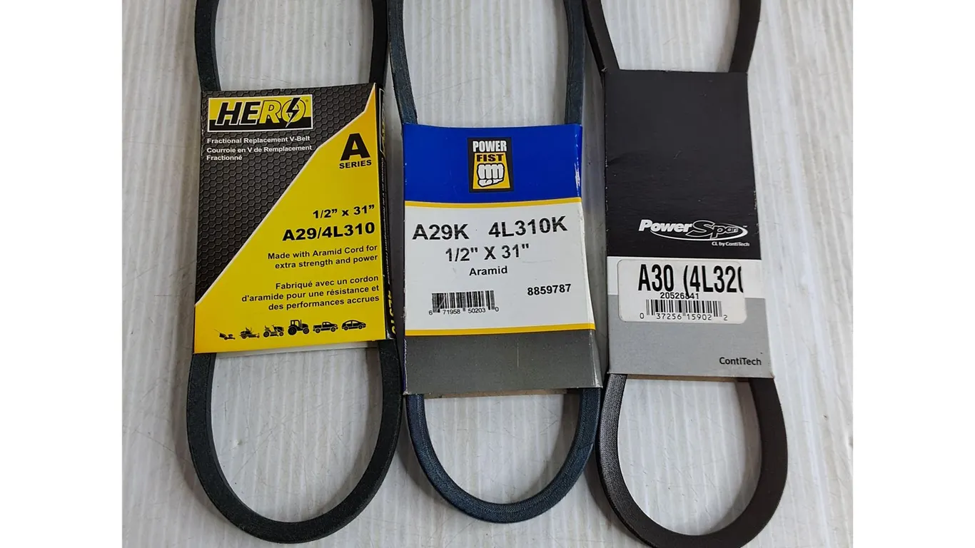 (3) Unused Automotive Belts