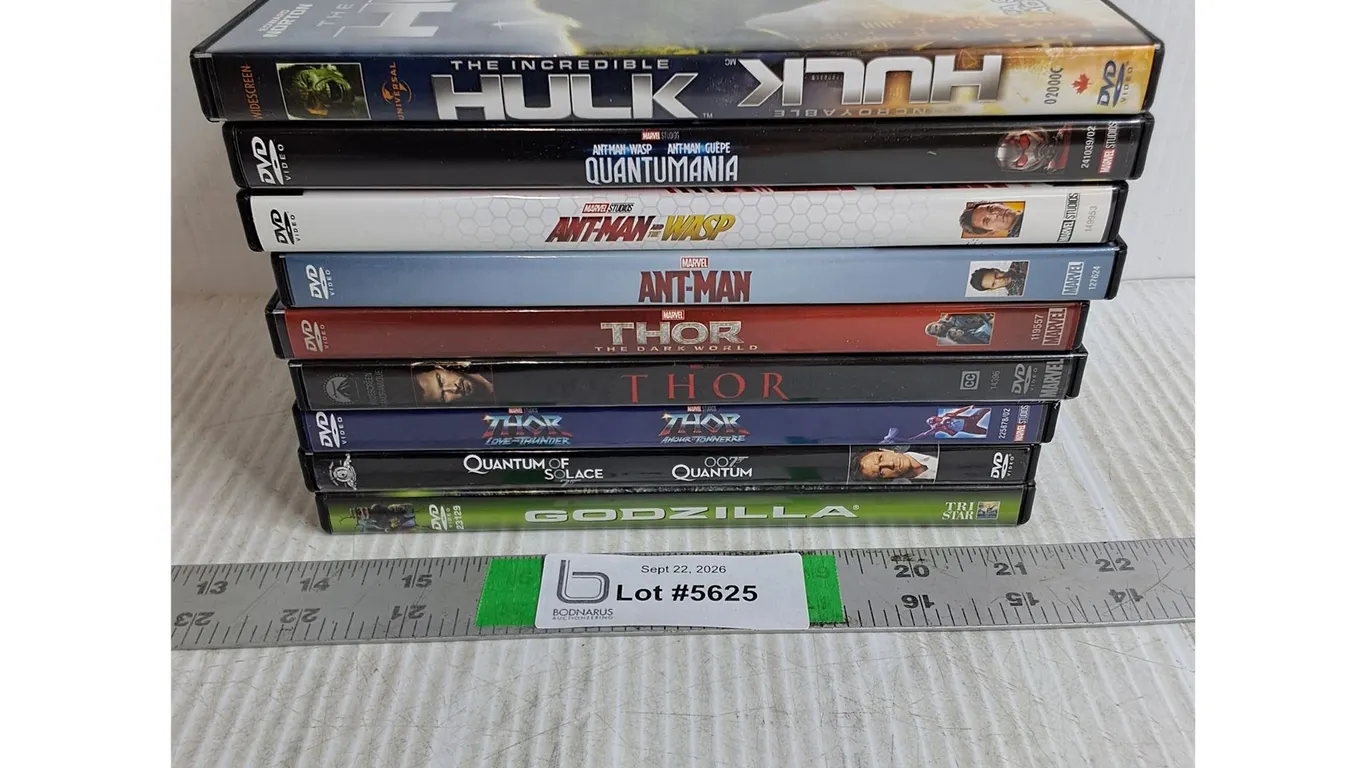 (9) DVD Movies Featuring (3) Thor(2) Ant-Man and more