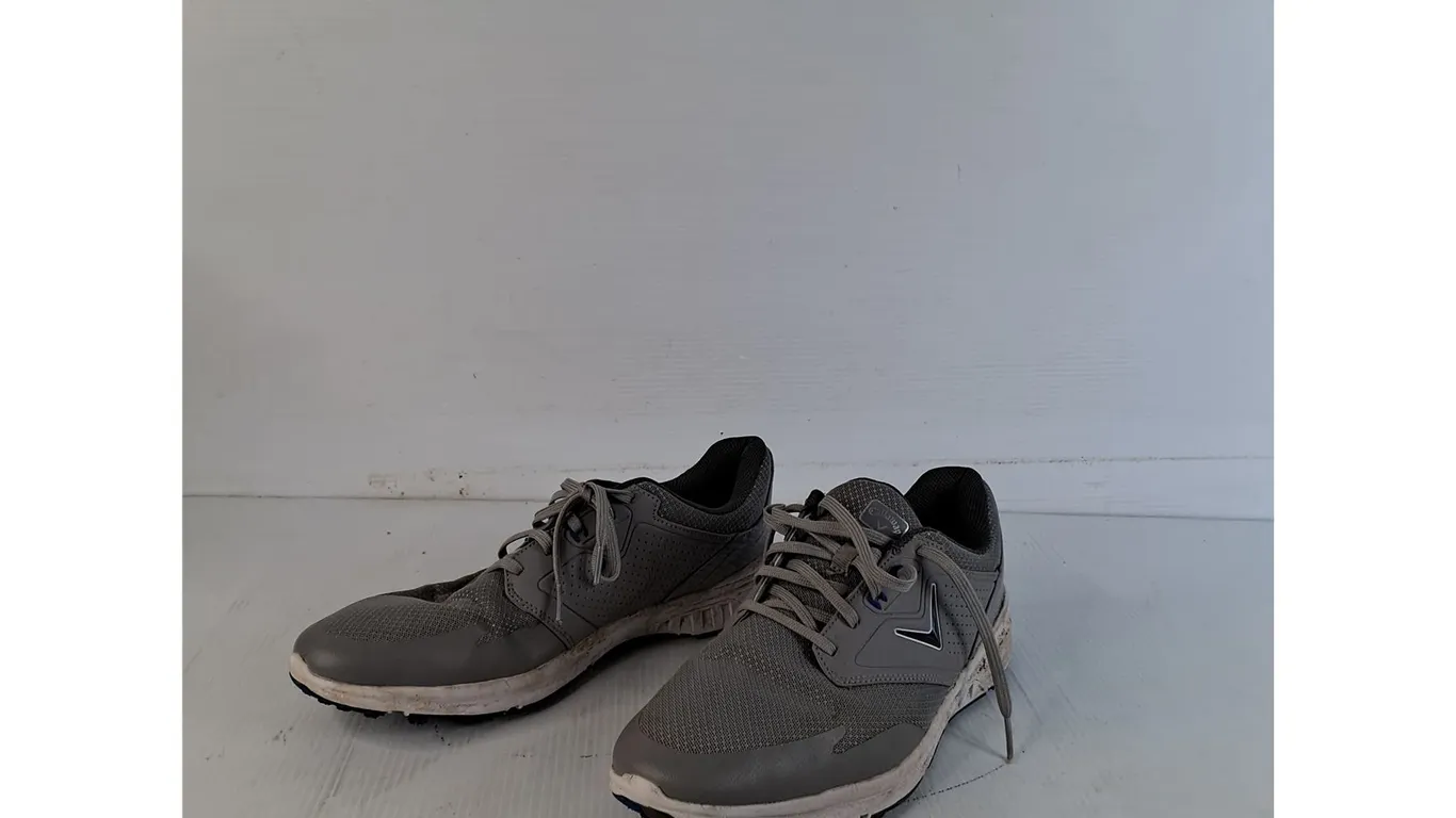 Mens Grey Callaway Golf Shoes Size 11