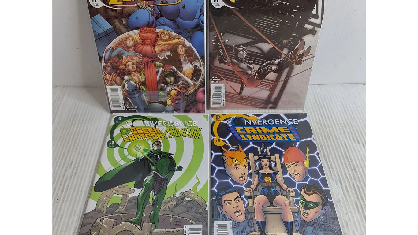 (8) Issues of Convergence Comic Books-#1 and #2