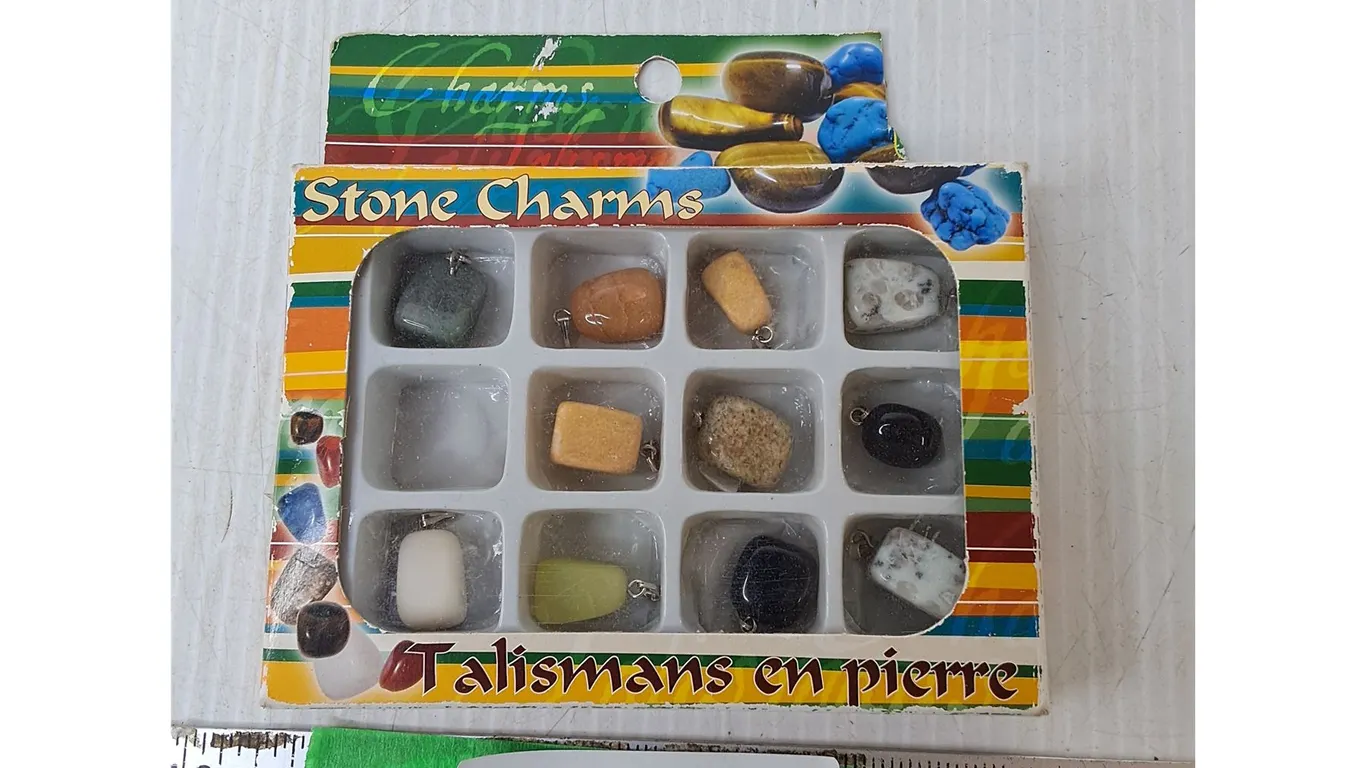 Set of Stone Charms