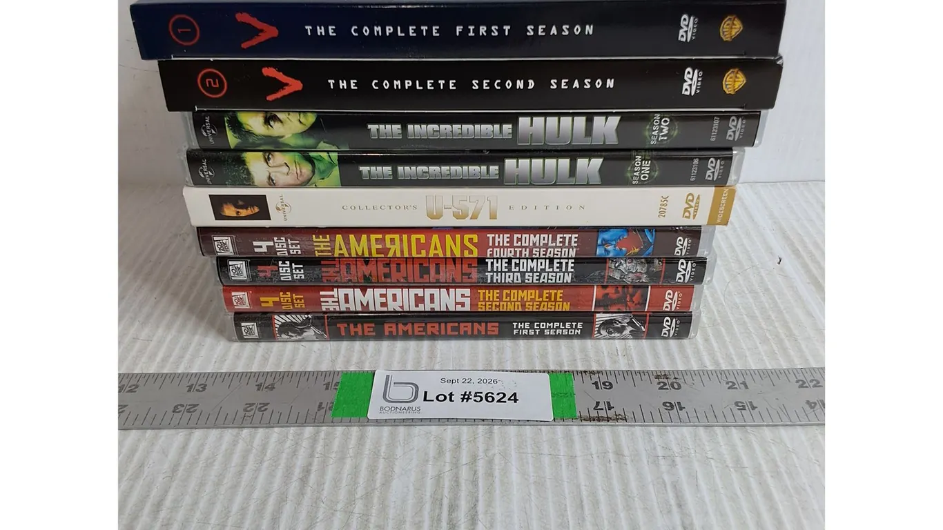 DVD Series-The Americans, V , The Incredible Hulk,U-571