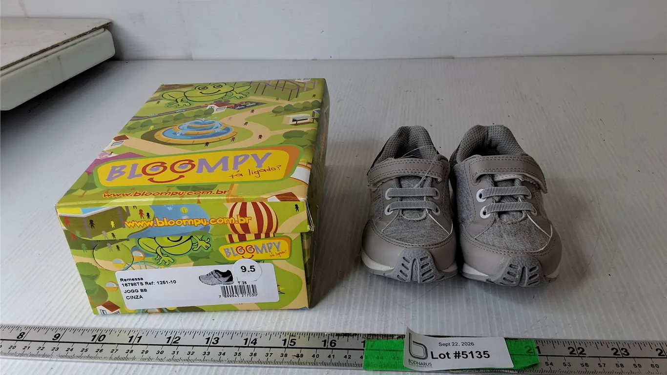 Bloompy Toddler Boy's Cinza Runners-9.5