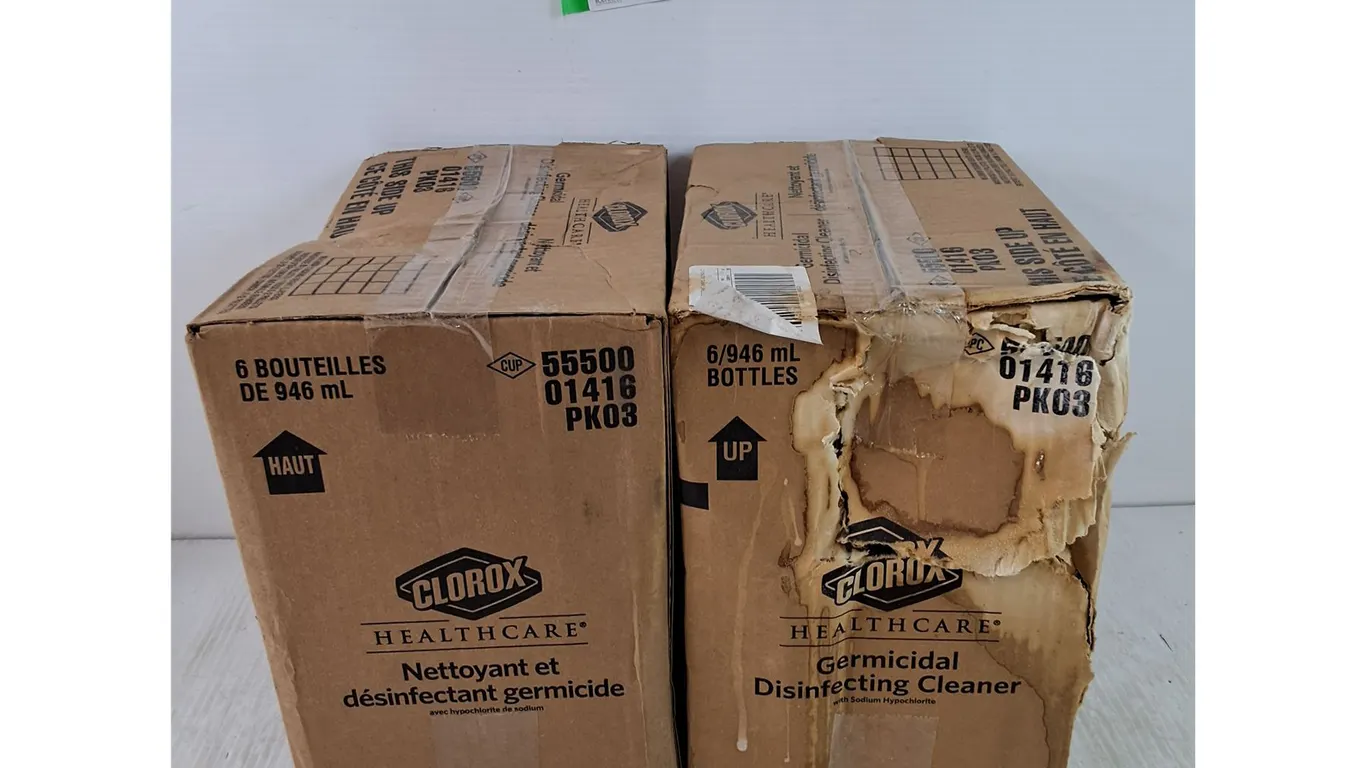 (2) Boxes of 6 946mL Bottles of Clorox Healthcare Germicidal Disinfecting Cleaner As-Is, Pickup Only