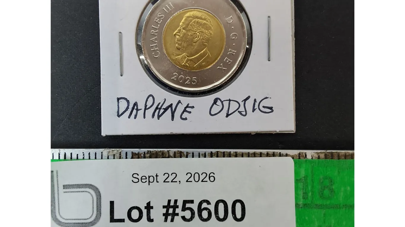 Uncirculated Canadian 2025 Toonie with Daphne Odjig Art