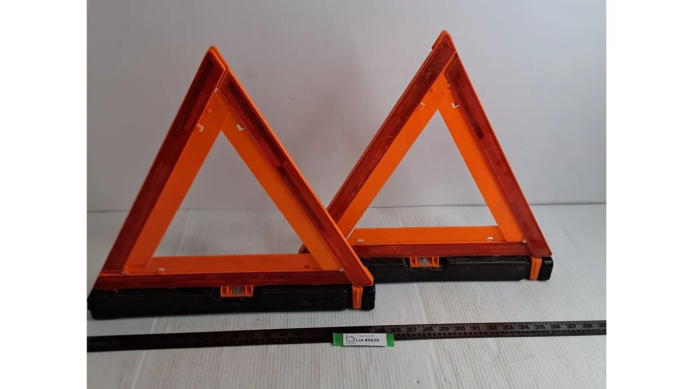 (2) Emergency Roadside Triangles