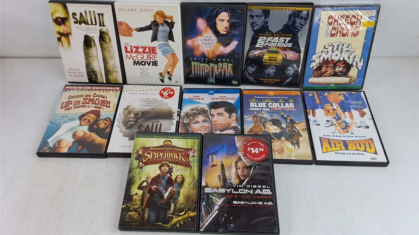 Assorted DVD Movies - Saw, The Spiderwick, Fast & Furious 2, Misc